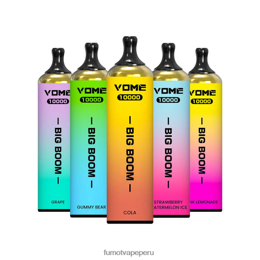 Fumot Vape Online Shop - Fumot Vome Big Boom bolígrafo vapeador desechable 10000 - 20ml (1 pieza) 4RL2HN445 osito de goma